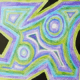 Abstract inspired by Jim Lambie- Foundational Drawing Pathway